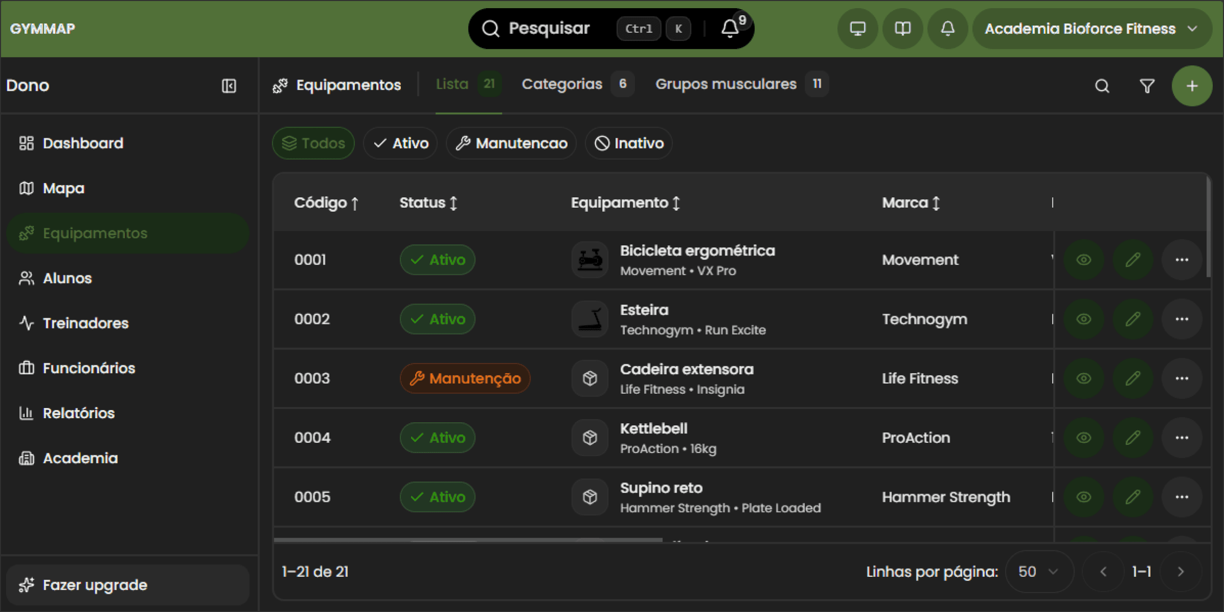 GymMap imagem principal